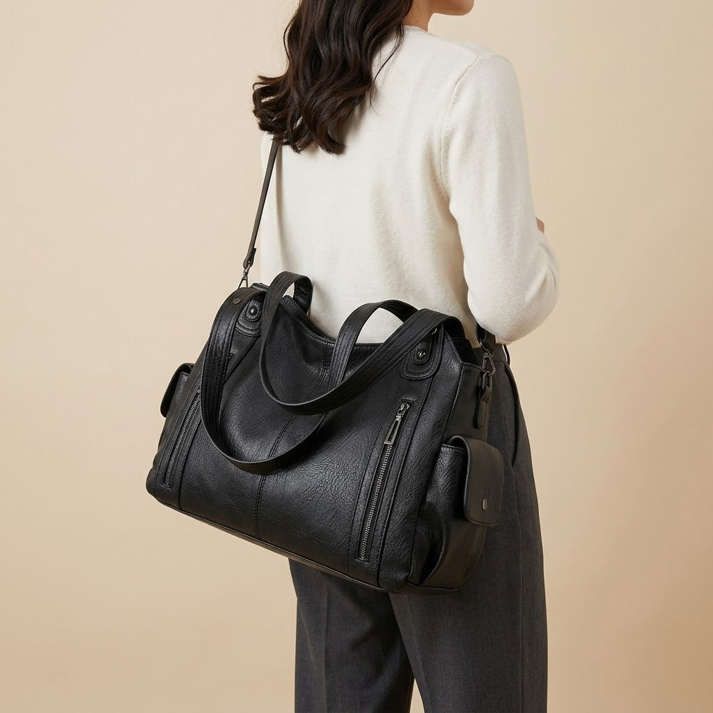Bolso Tote de Hombro Grande de Mujer Clásico