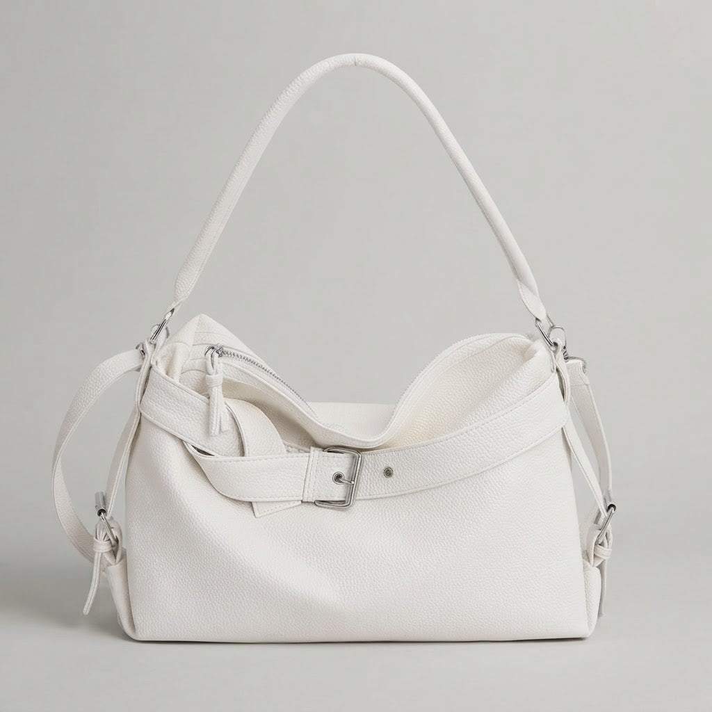 Bolso Tote de Hombro y Bandolera Mediano de Mujer para el Día a Día, Salir y la Ciudad, en Polipiel