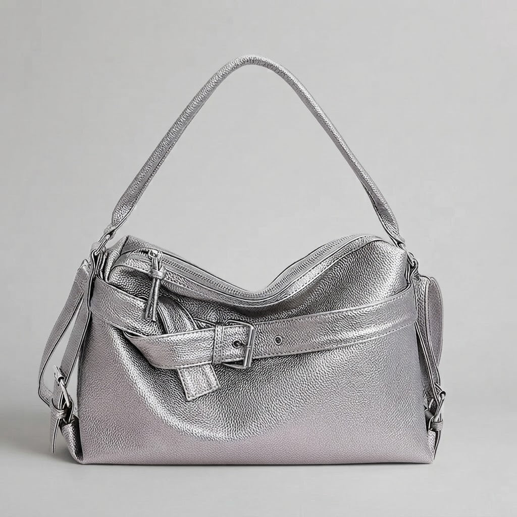 Bolso Tote de Hombro y Bandolera Mediano de Mujer para el Día a Día, Salir y la Ciudad, en Polipiel