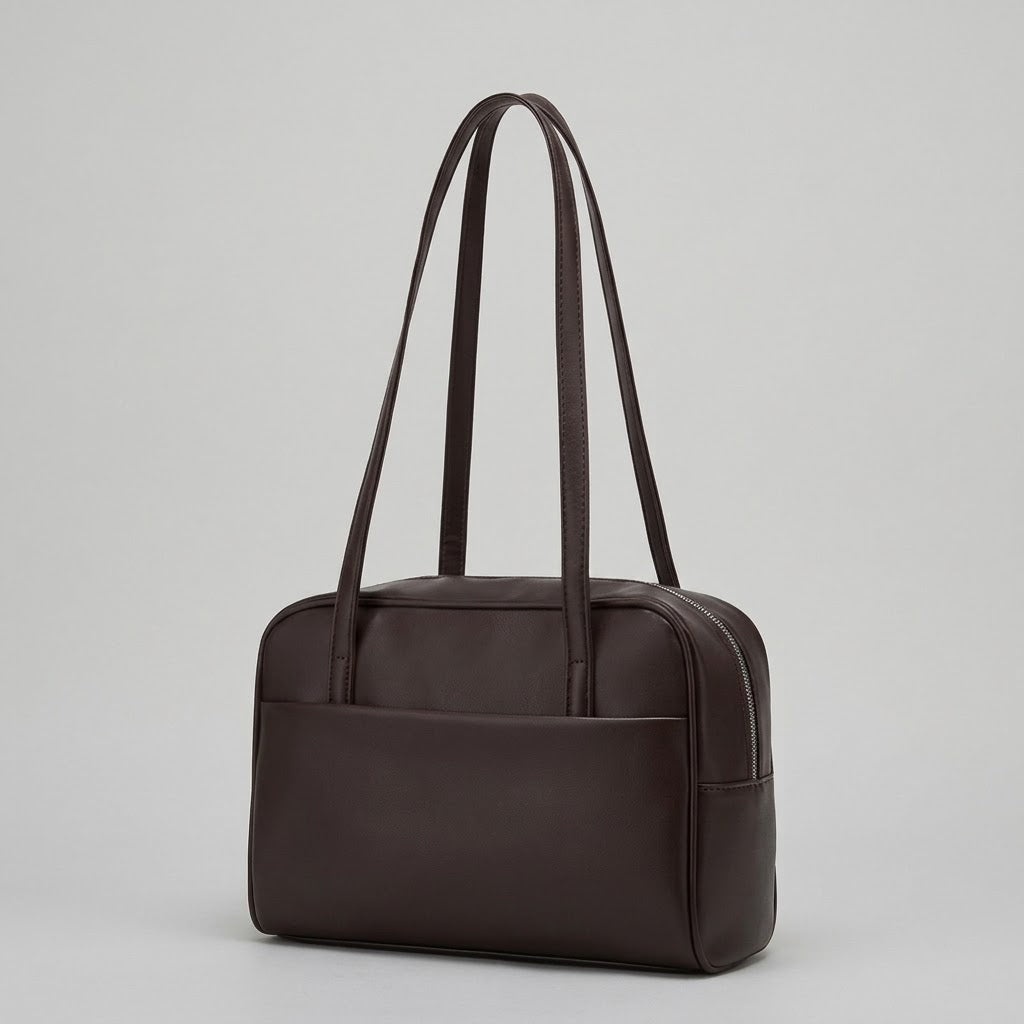 Bolso Tote de Hombro Pequeño de Mujer para Salir y el Día a Día, Estilo Baguette en Polipiel