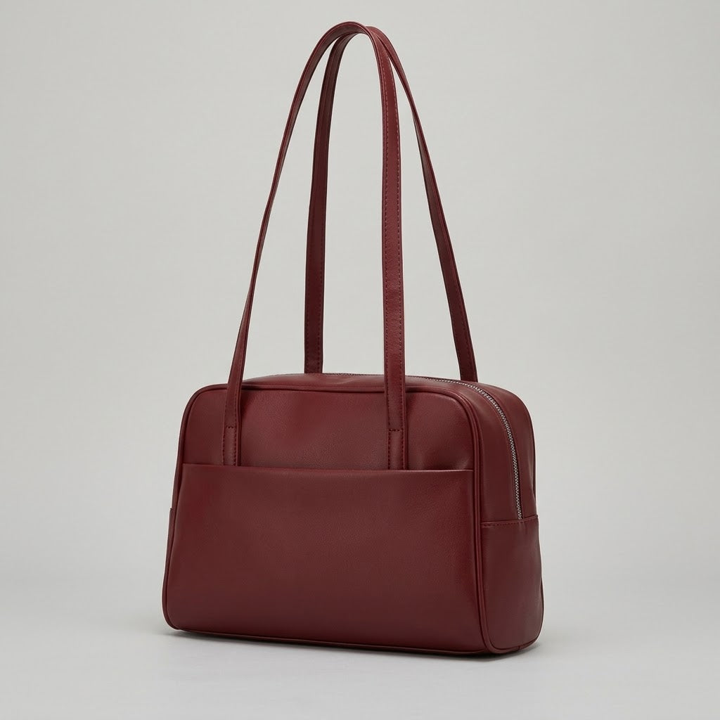 Bolso Tote de Hombro Pequeño de Mujer para Salir y el Día a Día, Estilo Baguette en Polipiel