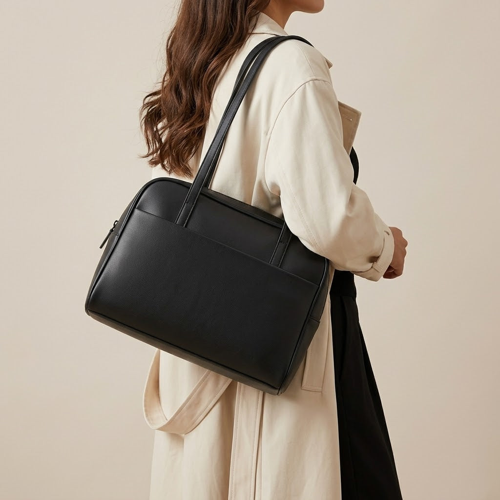Bolso Tote de Hombro Pequeño de Mujer para Salir y el Día a Día, Estilo Baguette en Polipiel