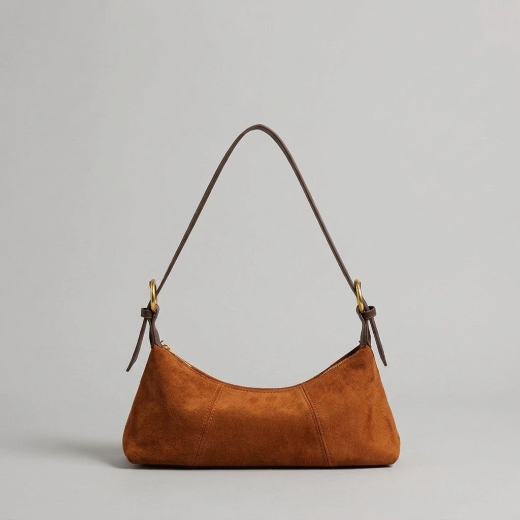 Bolso de Hombro Pequeño de Mujer para el Otoño, Salir y el Día a Día, Estilo Hobo en Polipiel