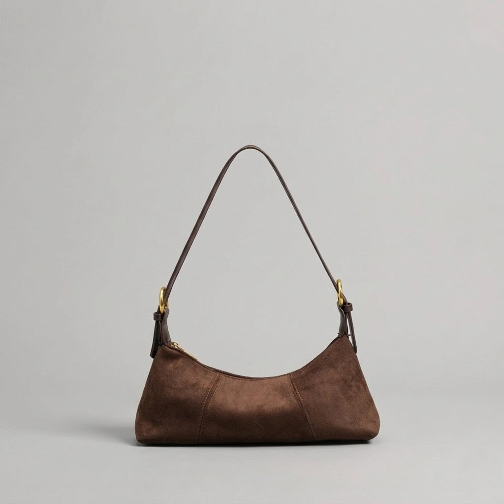 Bolso de Hombro Pequeño de Mujer para el Otoño, Salir y el Día a Día, Estilo Hobo en Polipiel
