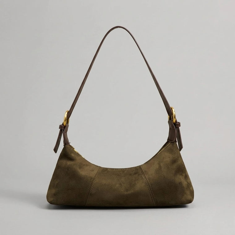 Bolso de Hombro Pequeño de Mujer para el Otoño, Salir y el Día a Día, Estilo Hobo en Polipiel