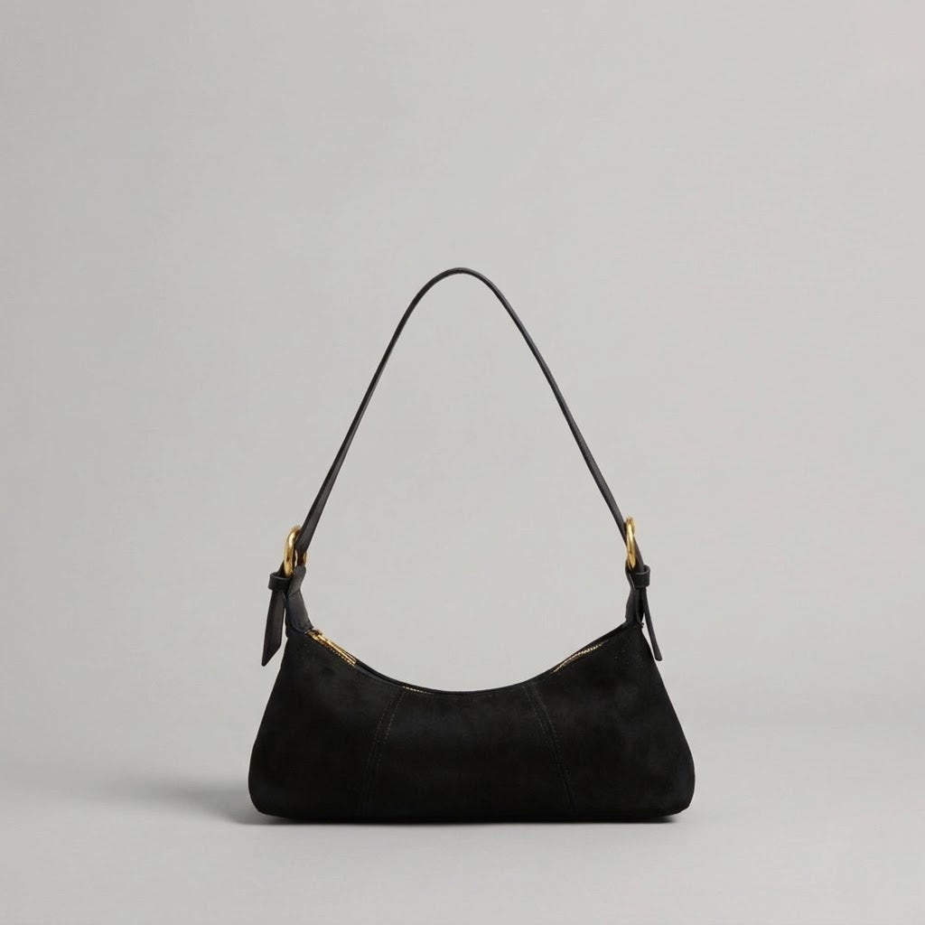 Bolso de Hombro Pequeño de Mujer para el Otoño, Salir y el Día a Día, Estilo Hobo en Polipiel