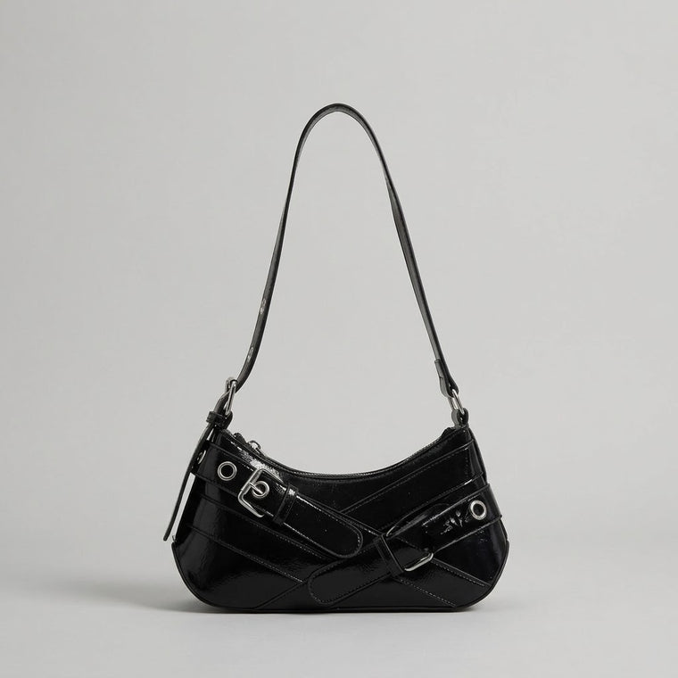 Bolso Bandolera Pequeño de Mujer para Salir y el Día a Día, Cruzado Estilo Retro en Polipiel