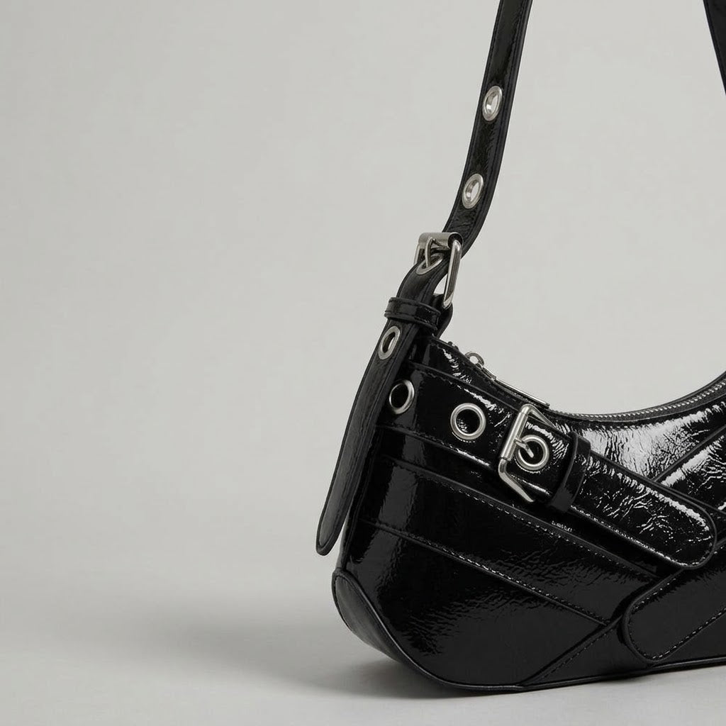 Bolso Bandolera Pequeño de Mujer para Salir y el Día a Día, Cruzado Estilo Retro en Polipiel