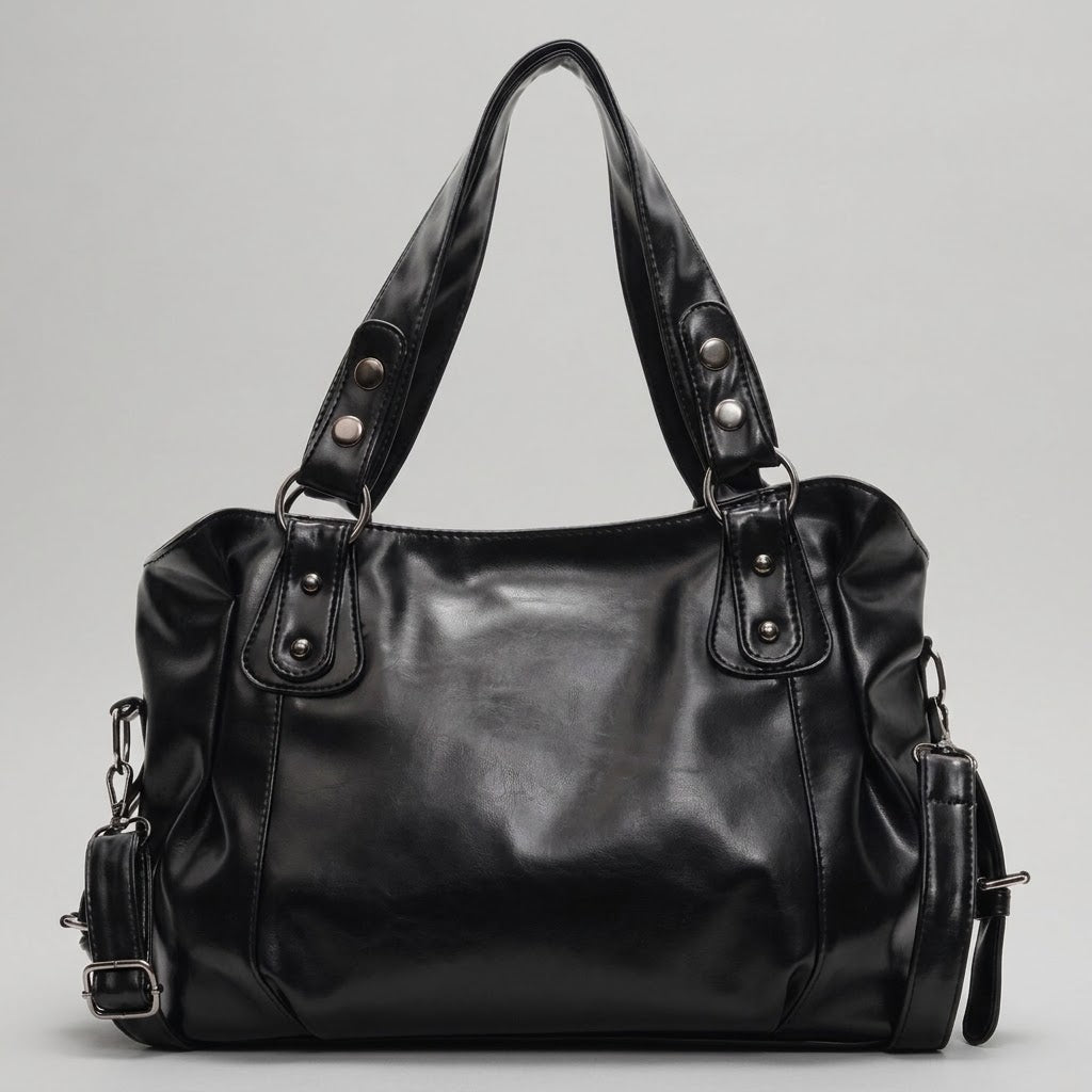Bolso Tote de Hombro y Bandolera Mediano de Mujer para el Día a Día, el Trabajo y la Ciudad, Coreano en Polipiel