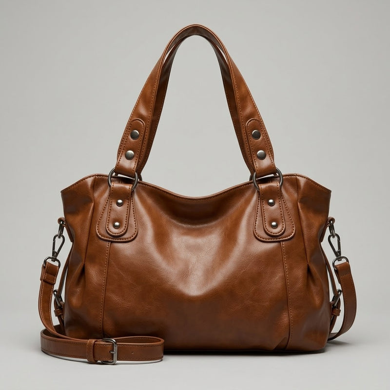 Bolso Tote de Hombro y Bandolera Mediano de Mujer para el Día a Día, el Trabajo y la Ciudad, Coreano en Polipiel