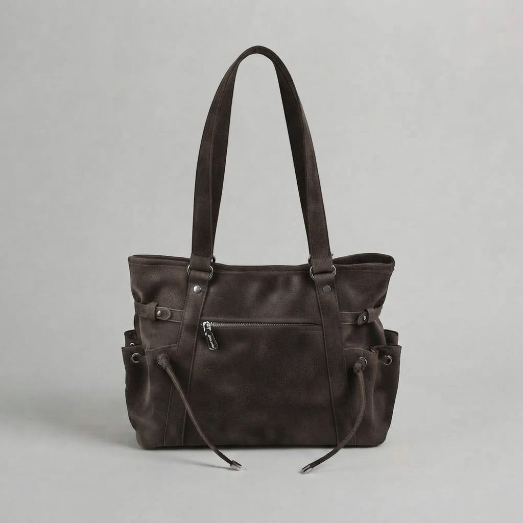 Bolso Tote de Hombro y Bandolera Grande de Mujer para la Ciudad, el Trabajo y el Día a Día, Estilo Messenger