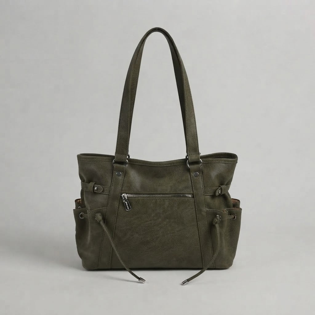 Bolso Tote de Hombro y Bandolera Grande de Mujer para la Ciudad, el Trabajo y el Día a Día, Estilo Messenger