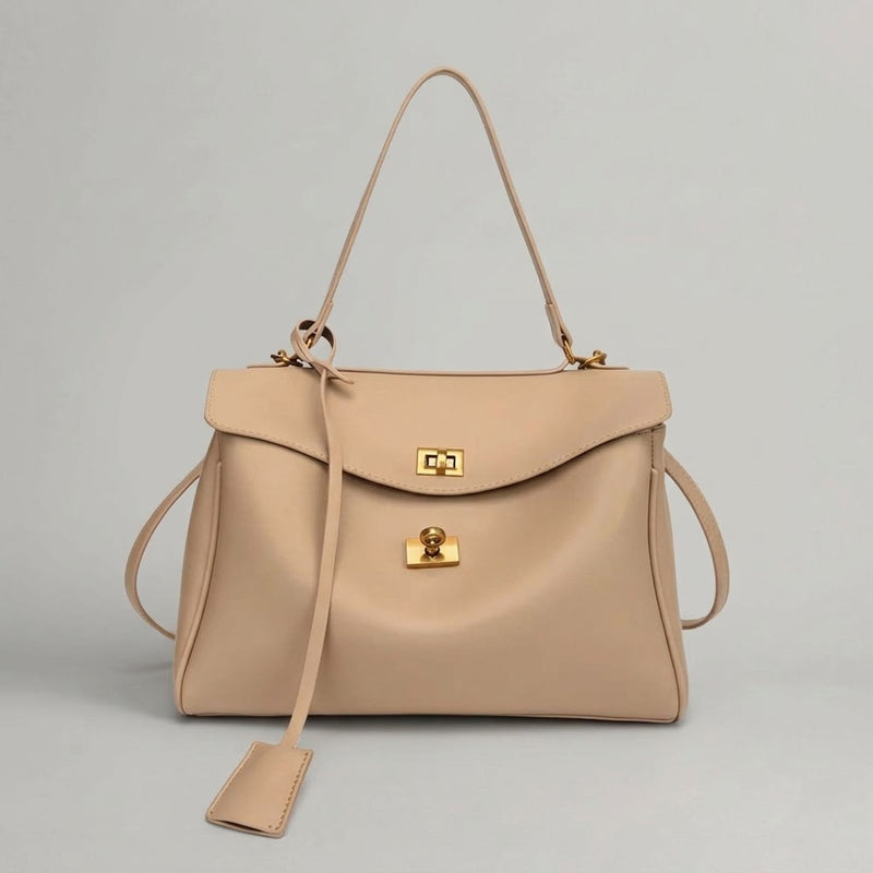 Bolso Bandolera de Hombro Grande de Mujer para el Día a Día, Salir y la Ciudad, en Pana con Costuras
