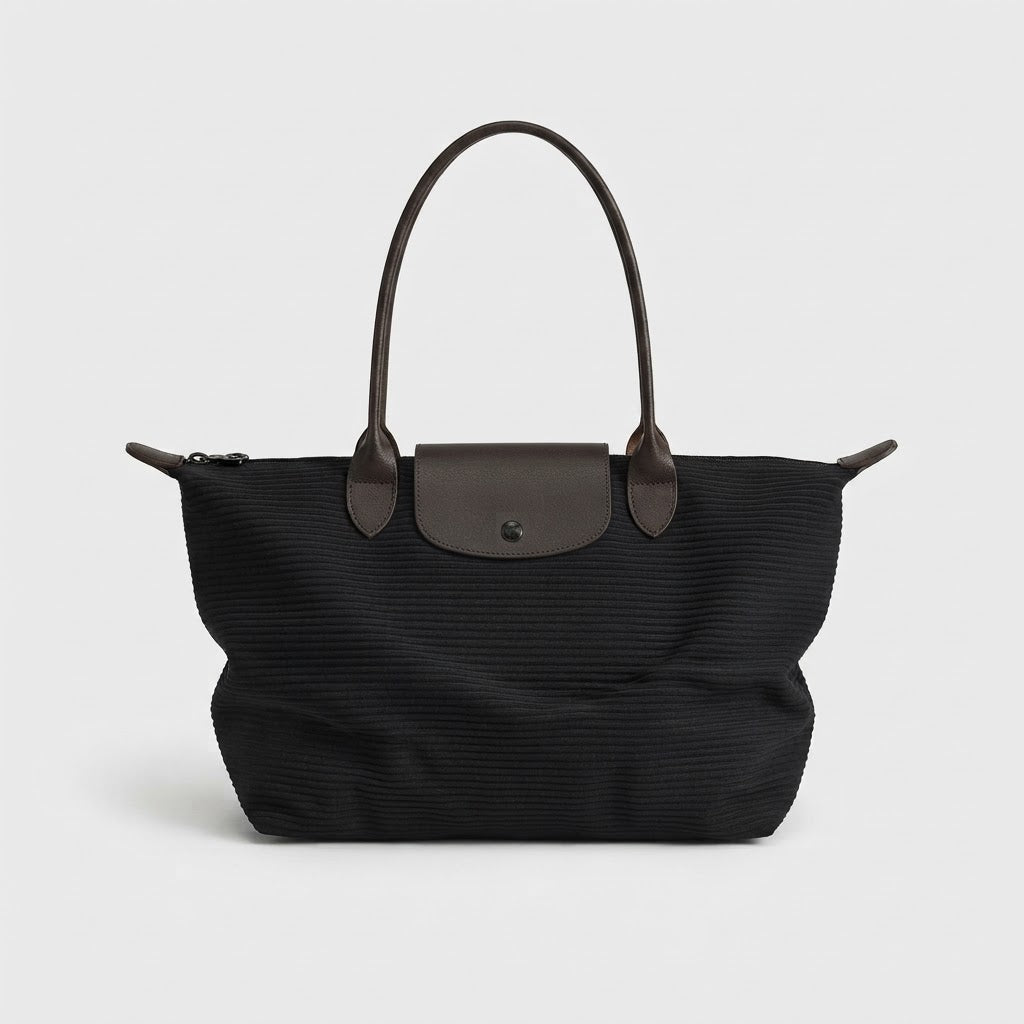 Bolso De Hombro Grande de Mujer para Viajes, Maternidad y Fin de Semana, Plegable en Pana