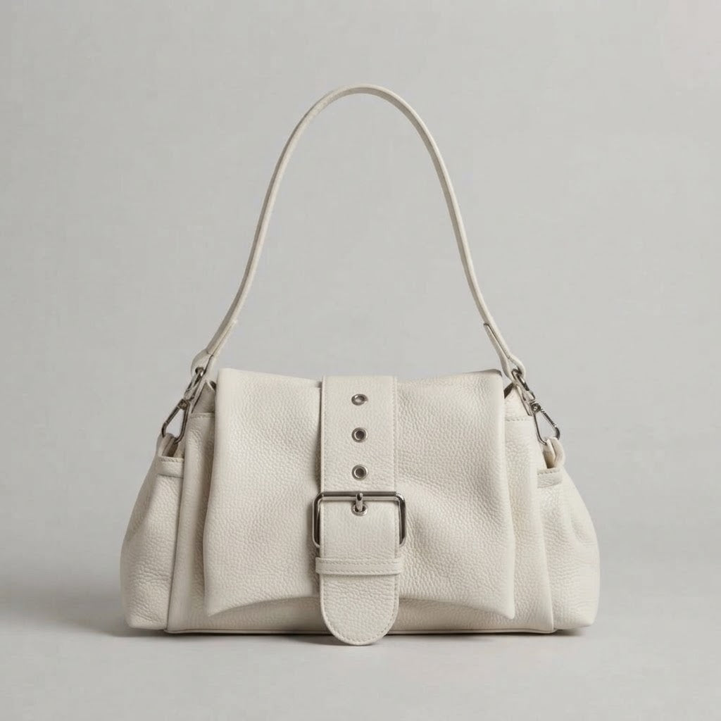 Bolso De Hombro Pequeño de Mujer para Salir, el Día a Día y Fiestas, Estilo Baguette con Costuras