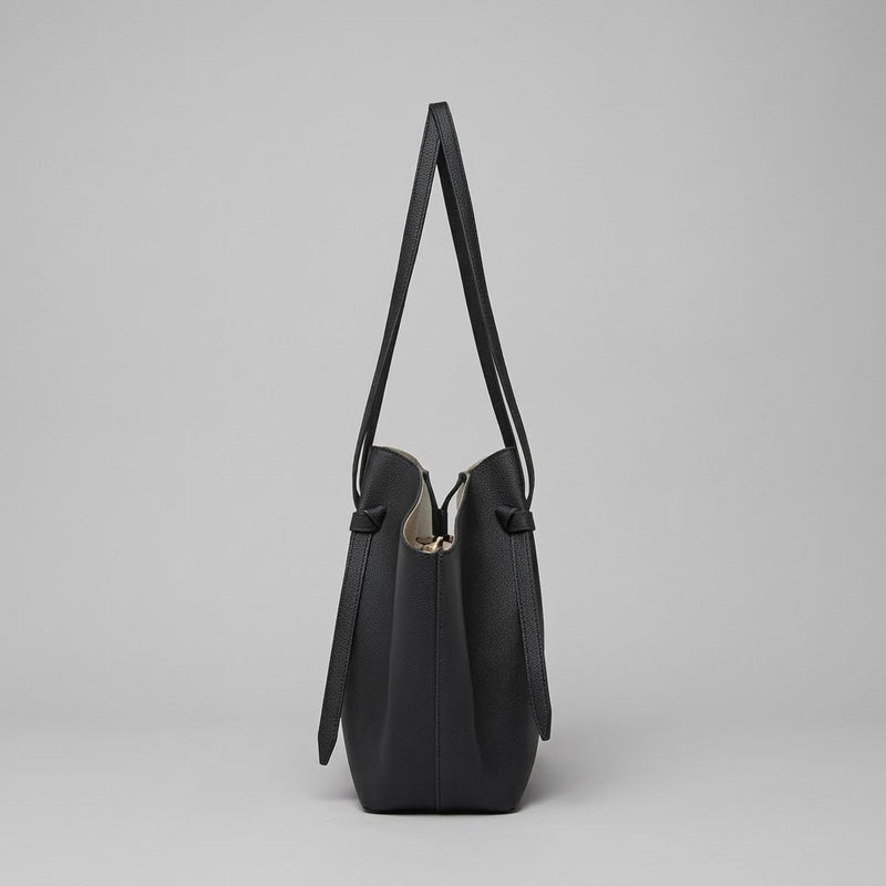 Bolso Tote Shopper Grande de Mujer para el Trabajo, la Universidad y el Día a Día, Plisado en Polipiel