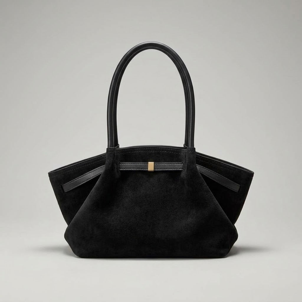 Bolso Tote de Hombro Mediano de Mujer para el Trabajo, la Universidad y el Día a Día, Retro Texturizado en Polipiel