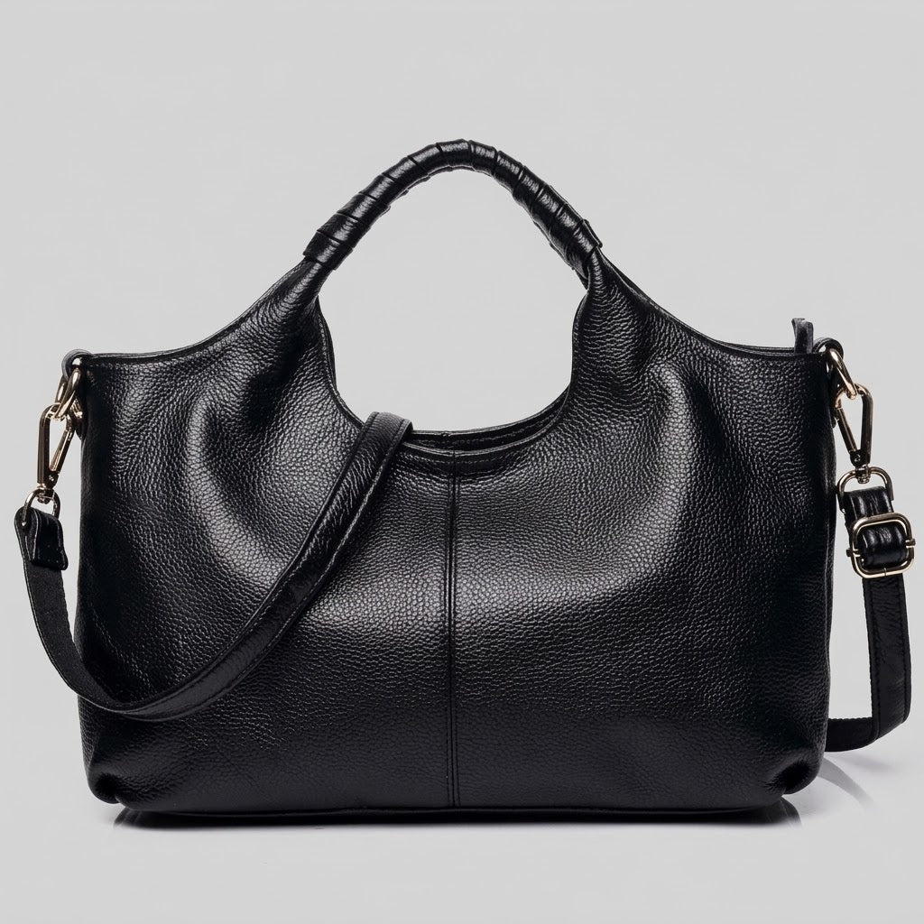Bolso Tote Bandolera Grande de Mujer para el Trabajo, la Universidad y el Día a Día, Minimalista en Polipiel