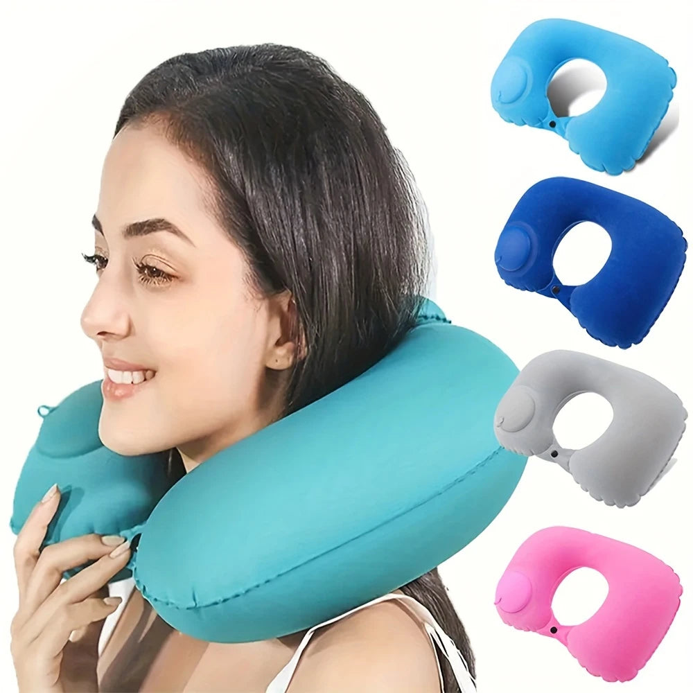 Almohada de Viaje Inflable para Cuello