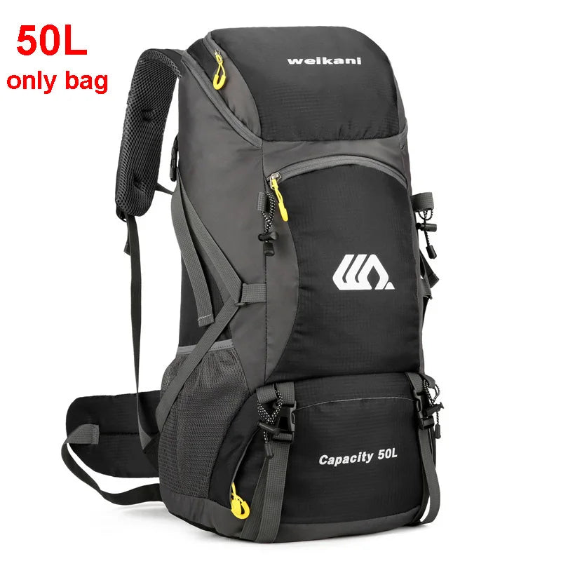 Mochila 50L Impermeable de Trekking y Viaje