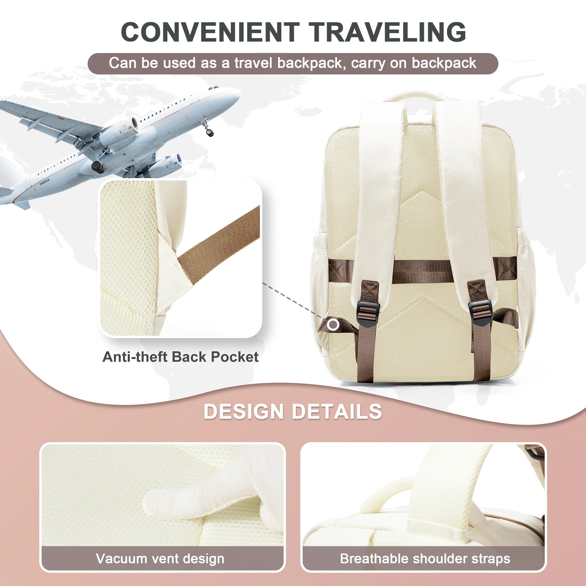 Mochila 40x30x20 Equipaje de Mano Avión