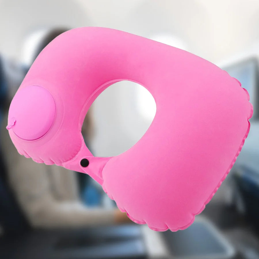 Almohada de Viaje Inflable para Cuello