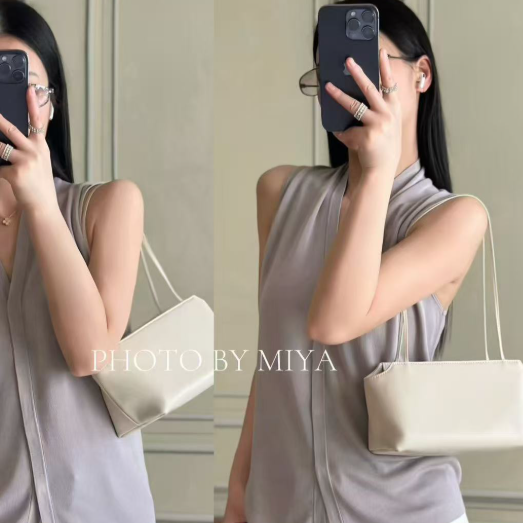 Mini Sheepskin Tote Bag with Long Handle