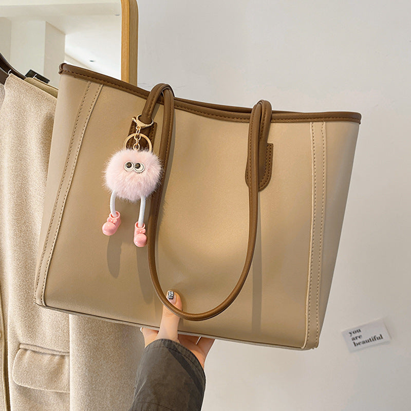 Textured Shoulder Tote Bag for Women